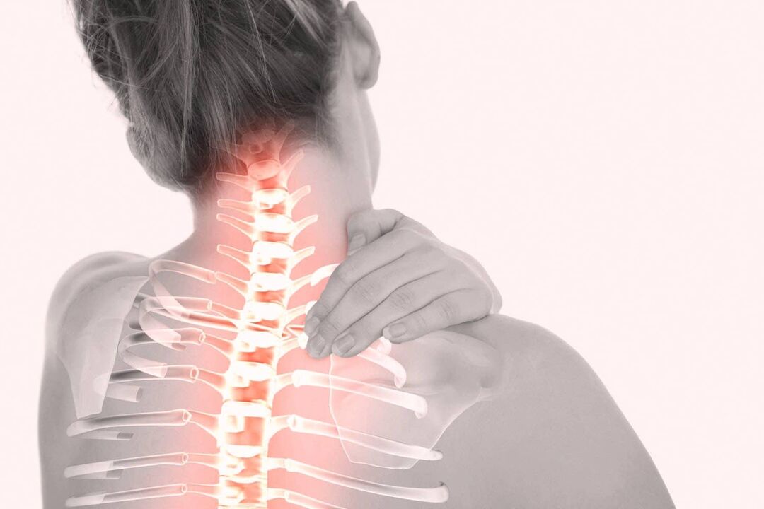 mina zerbikal bizkarrezurra osteokondrosiaren ondorioz