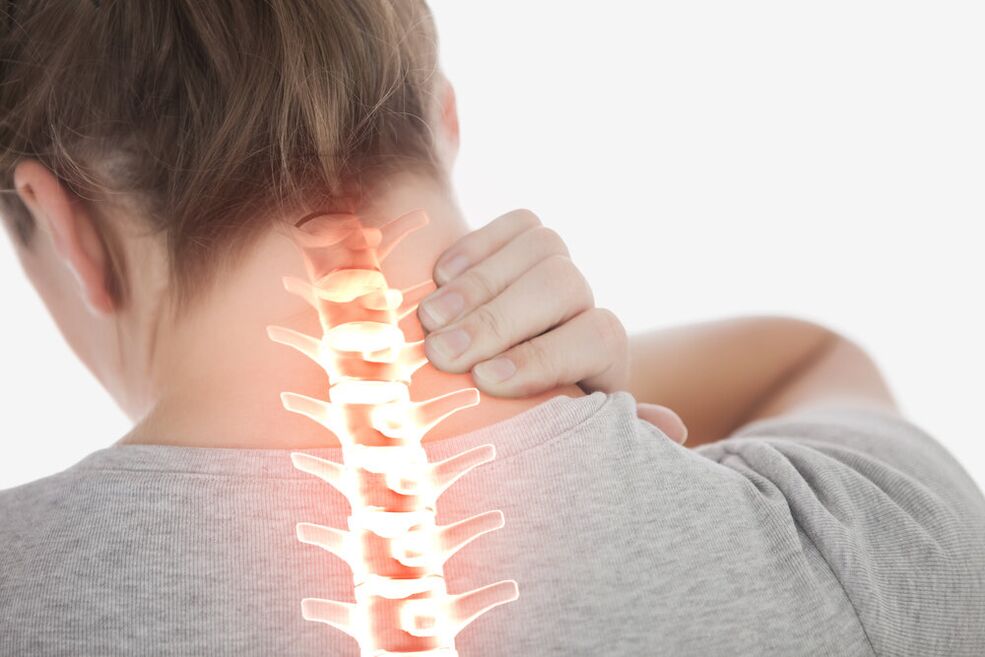 lepoko mina osteokondrosiaren ondorioz